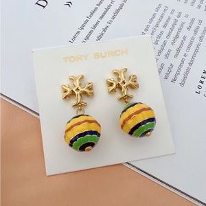 Tory Burch Small Roxanne Drop Earrings(NEW) AUTHENTIC